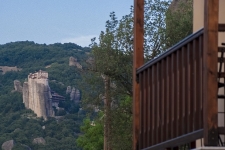 Single with view of Meteora and Mount